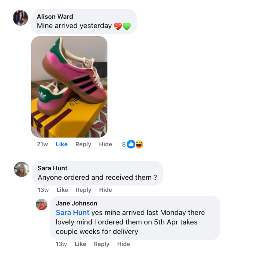 Real customer comment screenshot 3