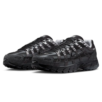 P-6000 Suede Anthracite Black Chrome Metallic Silver