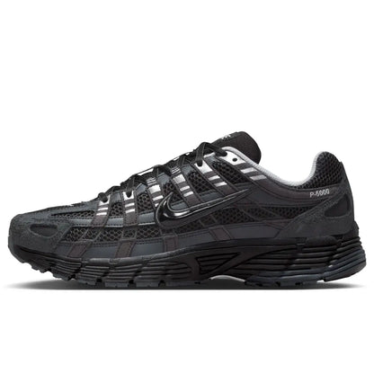 P-6000 Suede Anthracite Black Chrome Metallic Silver